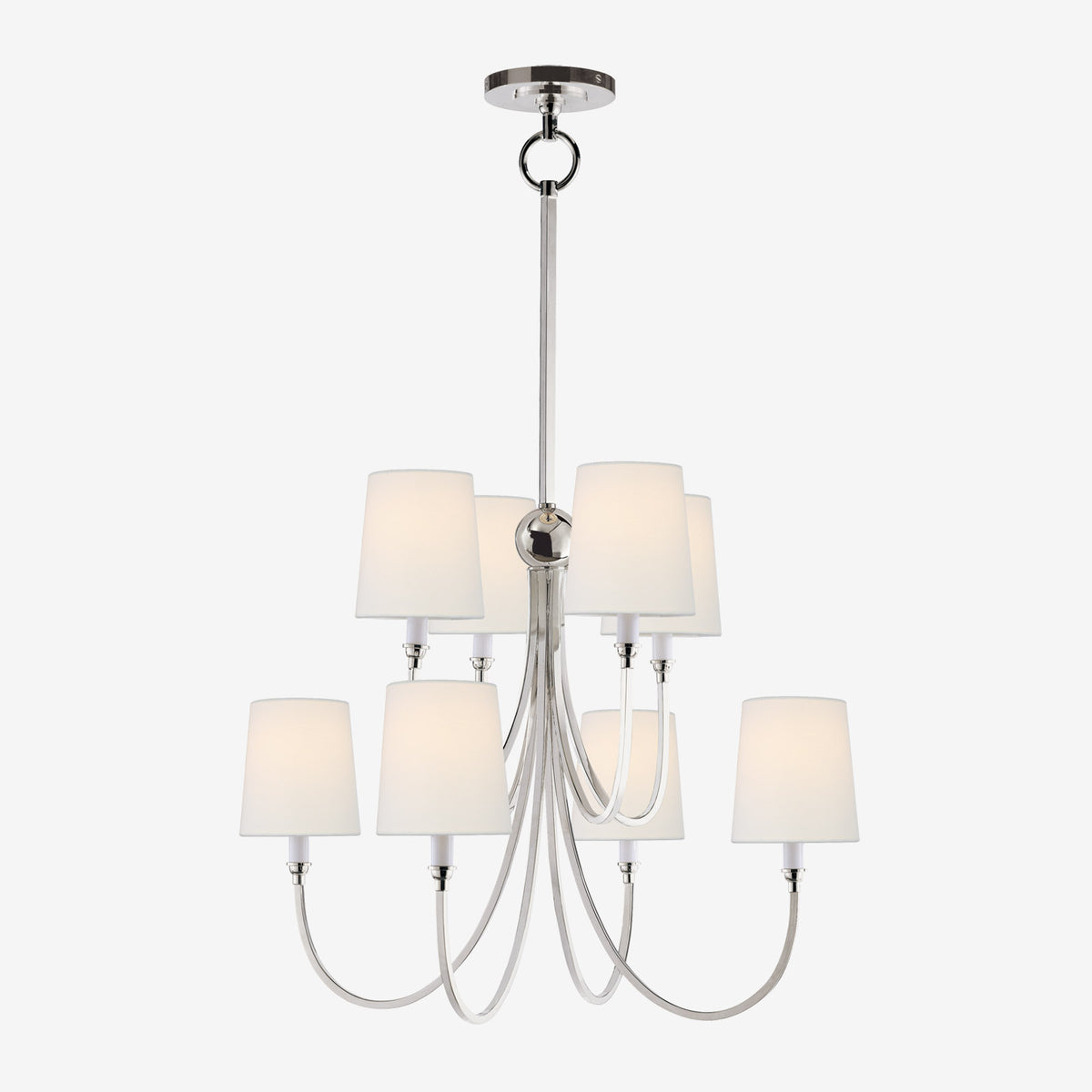 RL5685WBNBWP by Visual Comfort - Dalfern Large Chandelier in Waxed