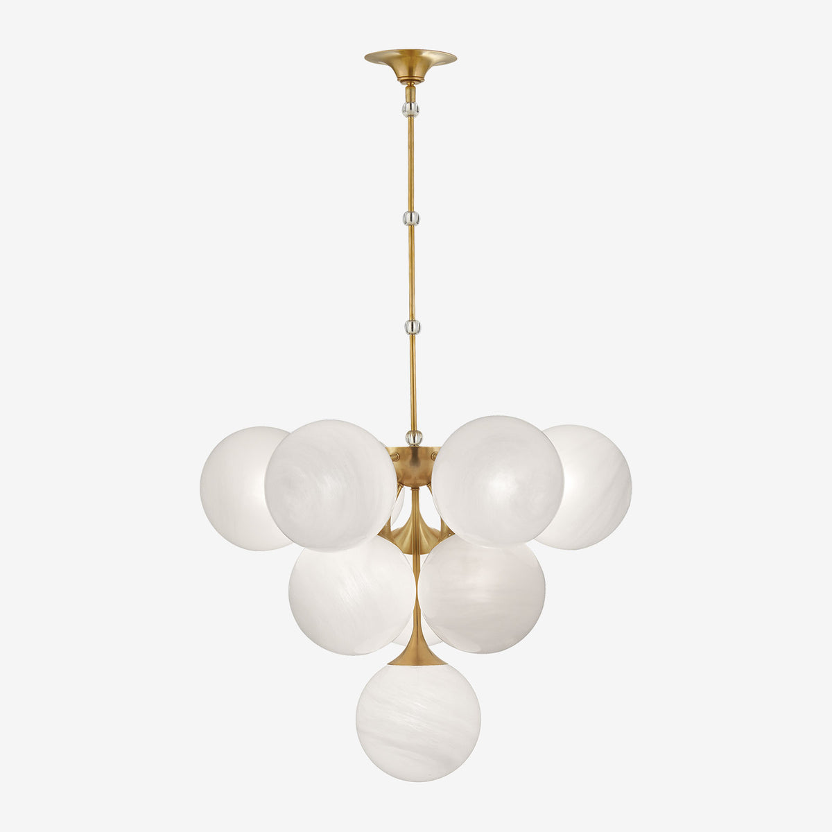 Cristol Tiered Chandelier The Montauk Lighting Co