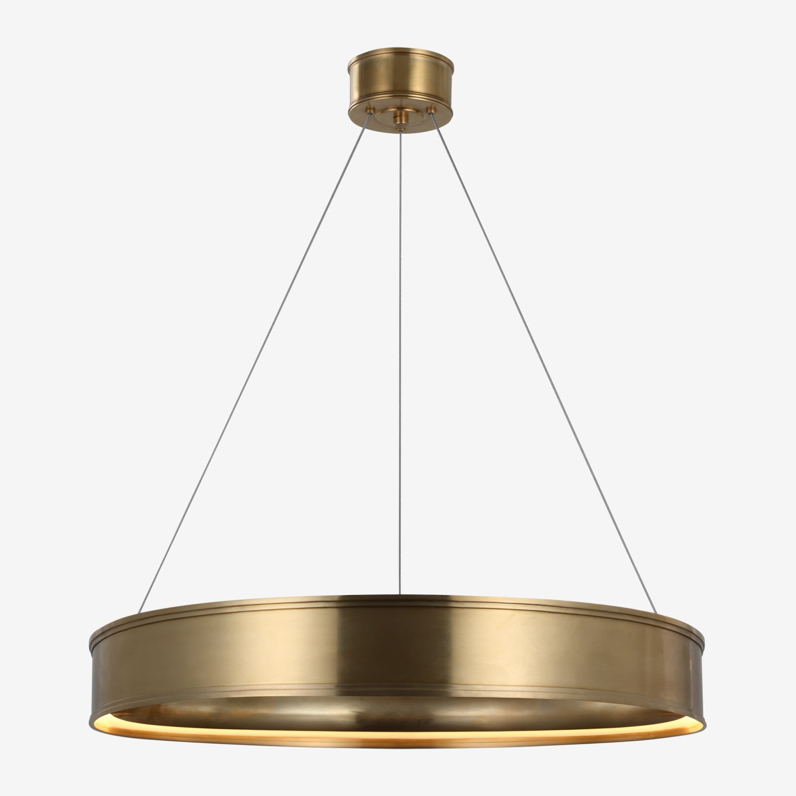 Ring chandelier, 80cm, 24K gold plated