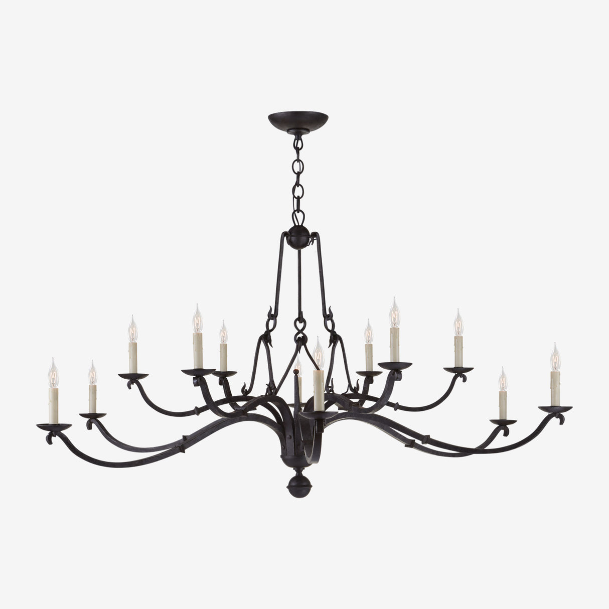 Allegra Large Two-Tiered Chandelier