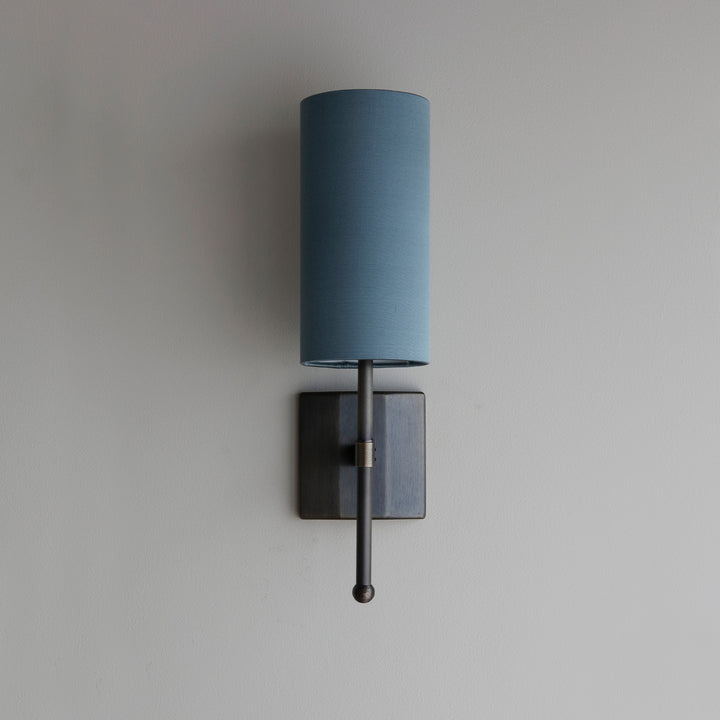 Stem Single Wall Light with Silk – The Montauk Lighting Co