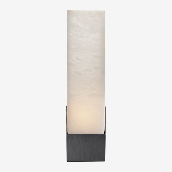 Visual Comfort Covet Tall Box Alabaster Wall Light - Antique