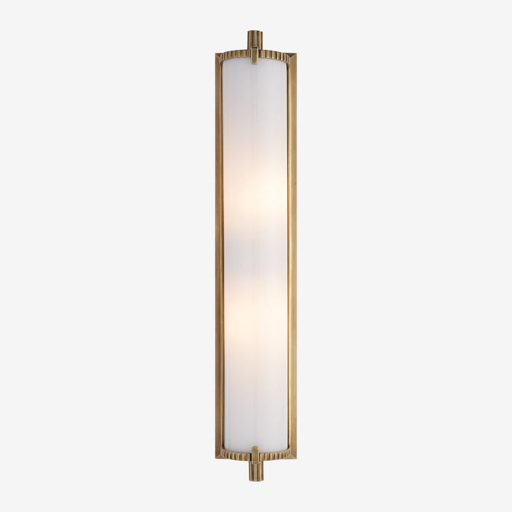 Brushed brass bathroom deals light